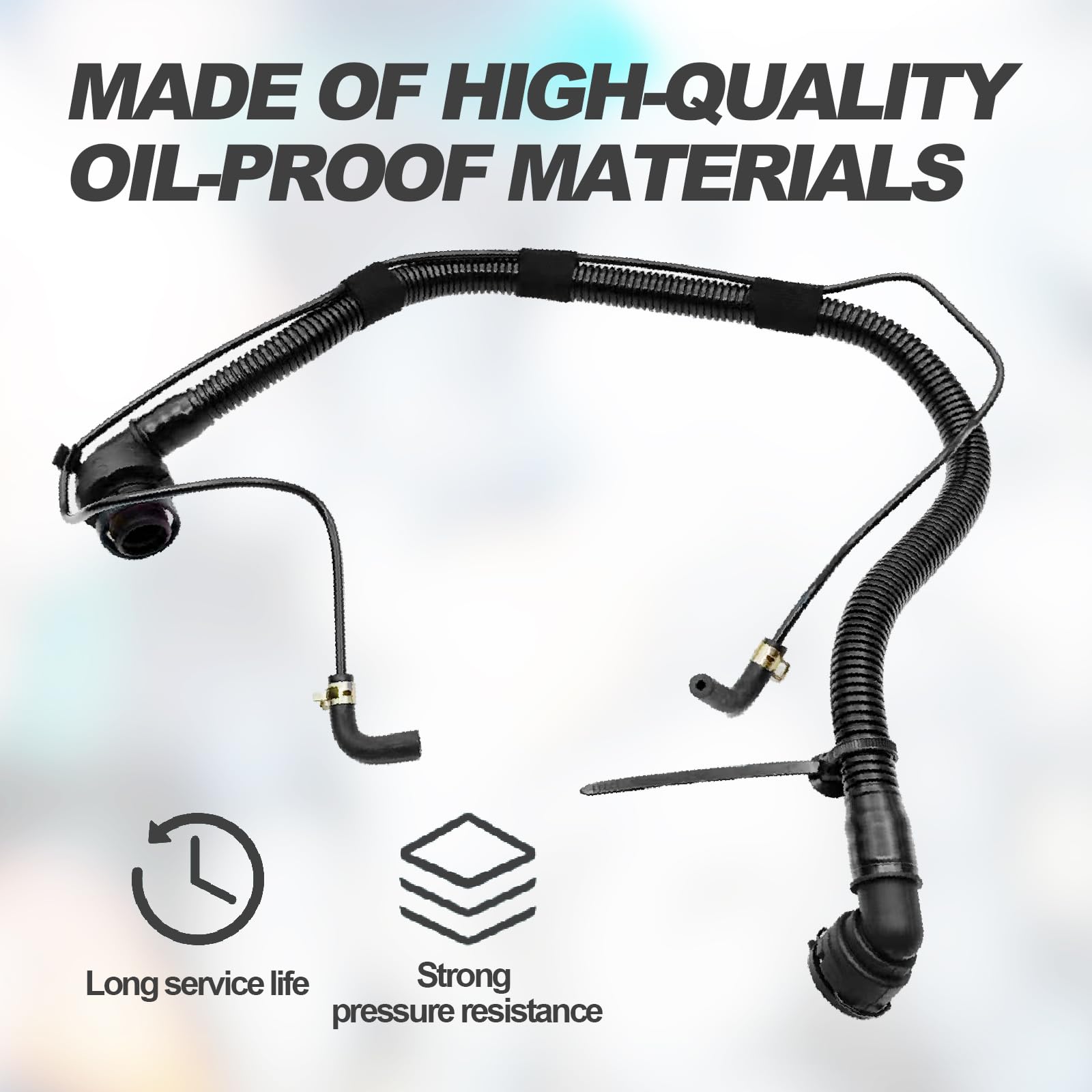 Lunwag PCV hose bypass on Chevy Trax balances crankcase pressure.
