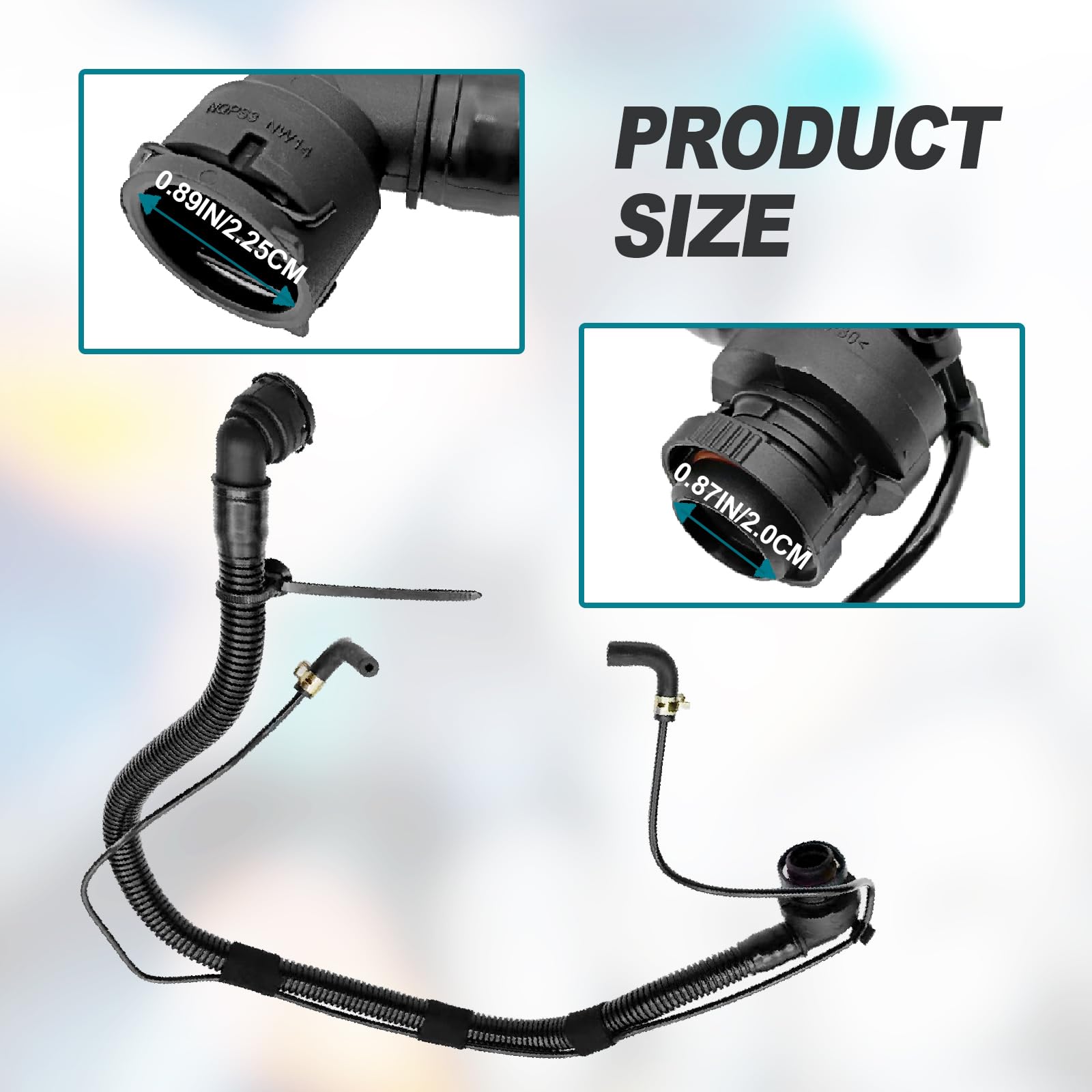 Installation step view shows tool-free, plug-and-play fit.