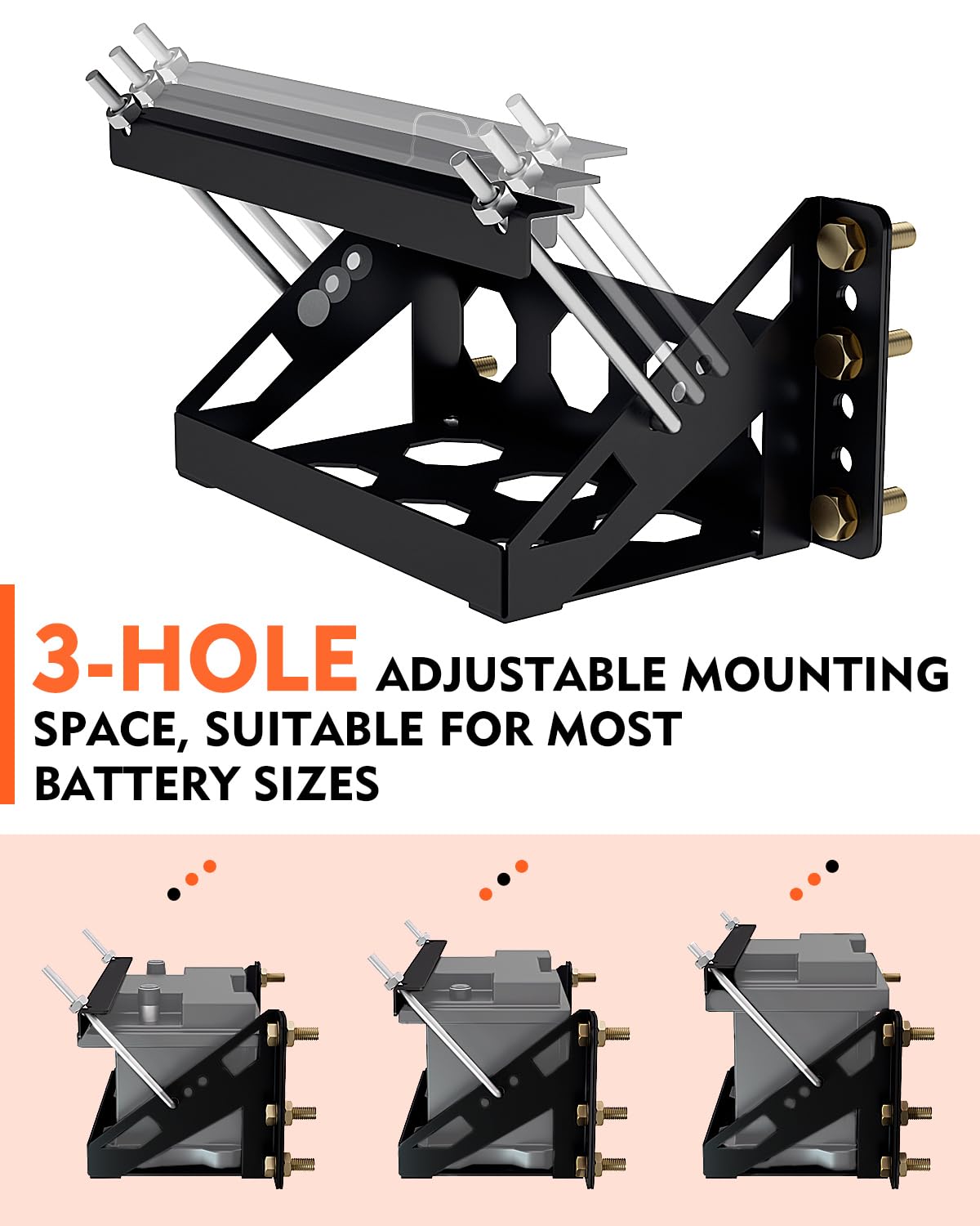 Lupar anti-corrosion mounting tray protects against rust in marine and off-road use