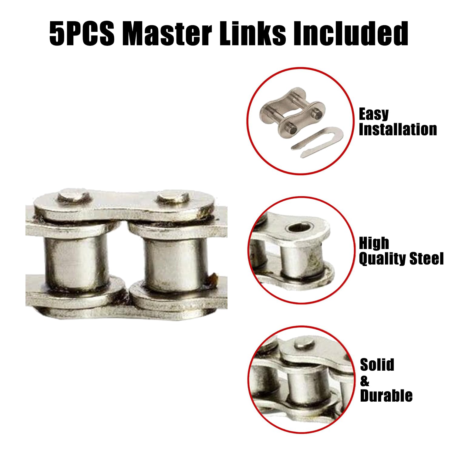 LUPING chain breaker tool: enables easy maintenance and master link installation.