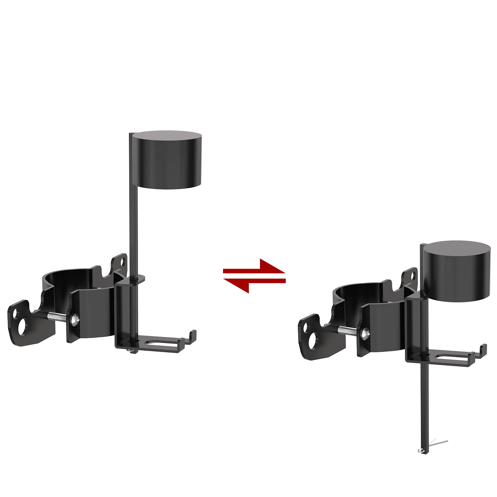 Lusheer trailer plug holder easy install keeps the 7-way plug secure and protected.