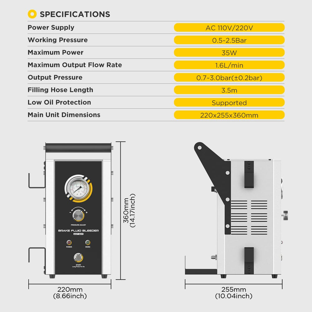 LUTIFIX compact portable design with carrying handle for shop use