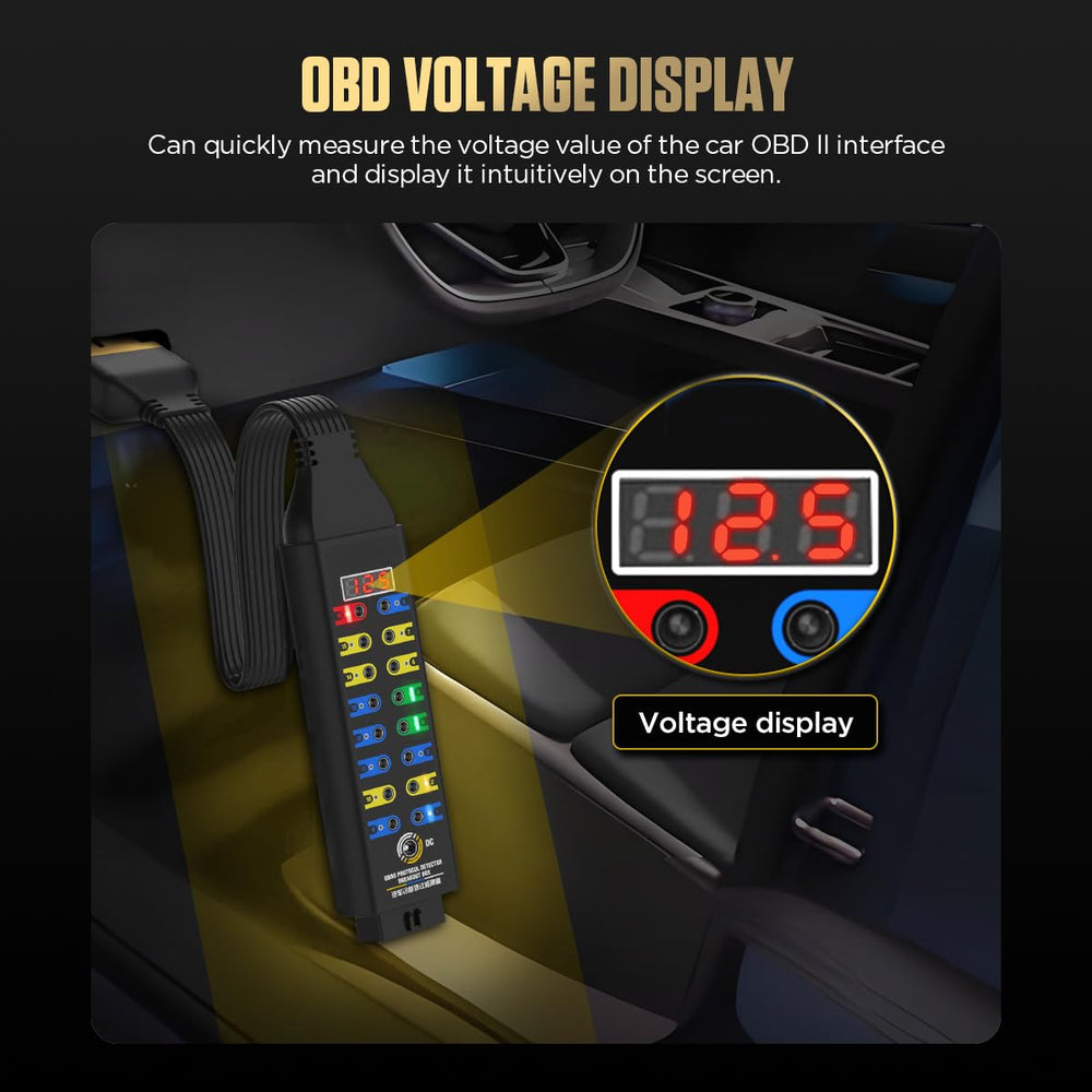 LUTIFIX device shows voltage display for live power monitoring