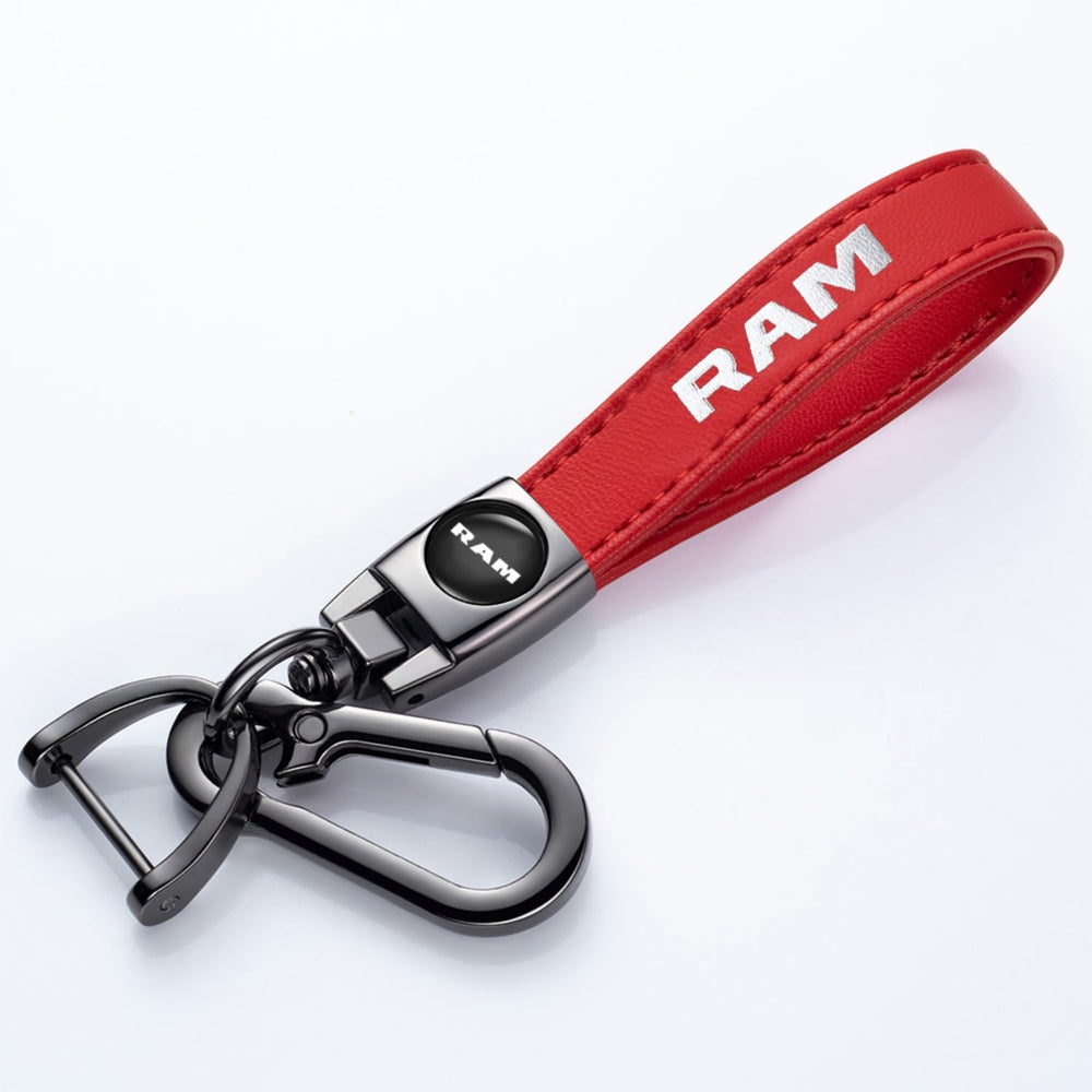 LUTOLB RAM-series car keychain with 360-degree rotation for easy key access.