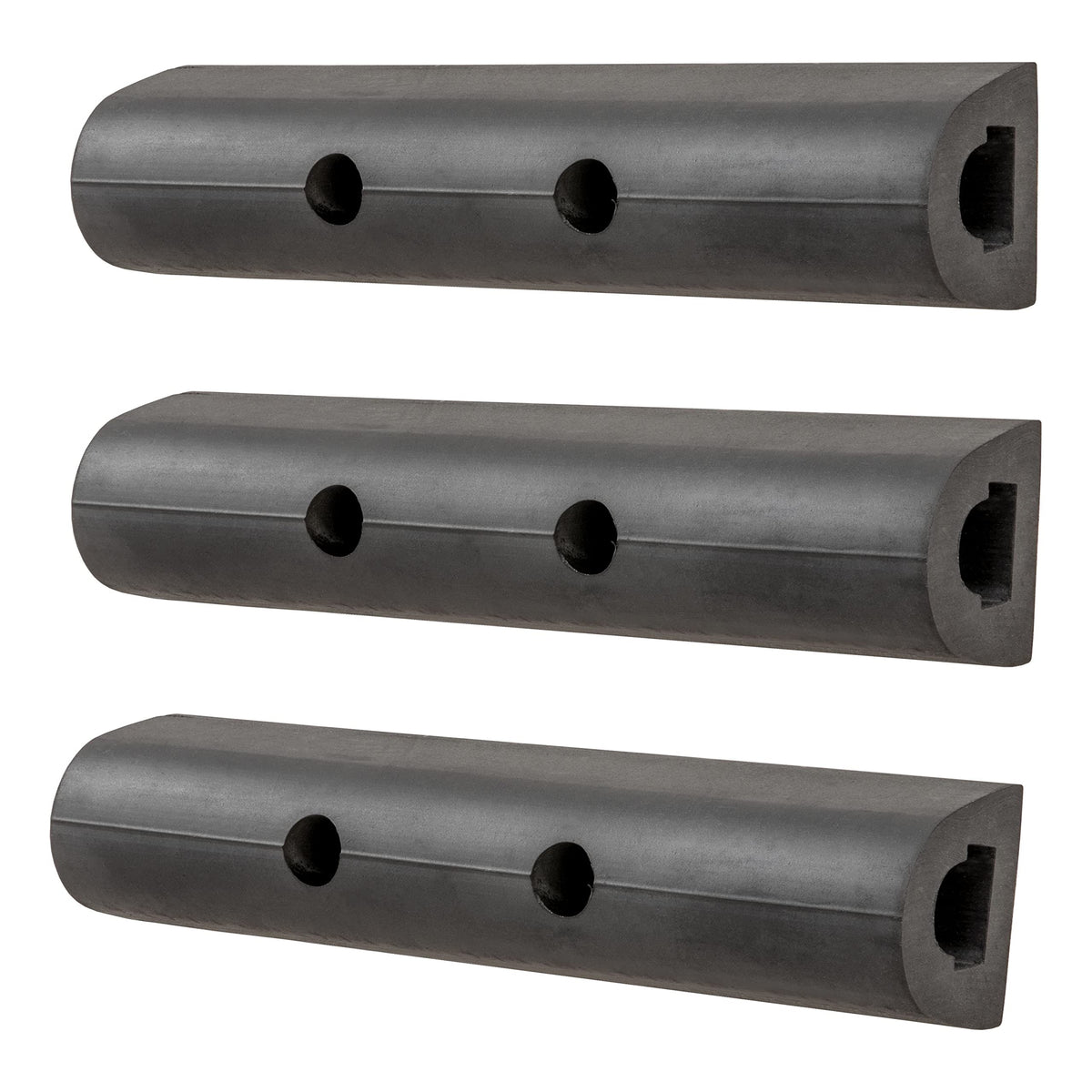 LUVERNE 2090615-3 rear bumper strip seen from the front for dock protection.