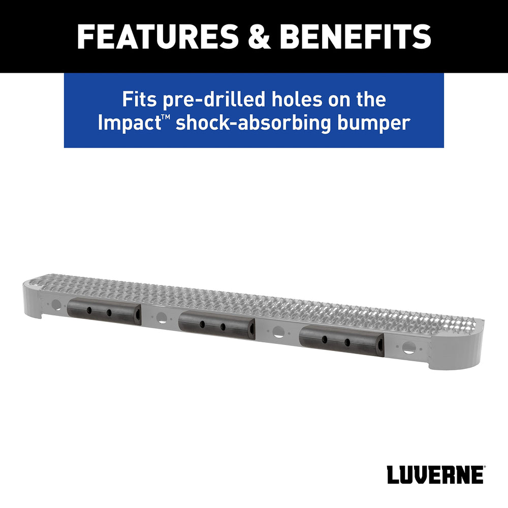 LUVERNE two-hole mounting hardware included for quick install.