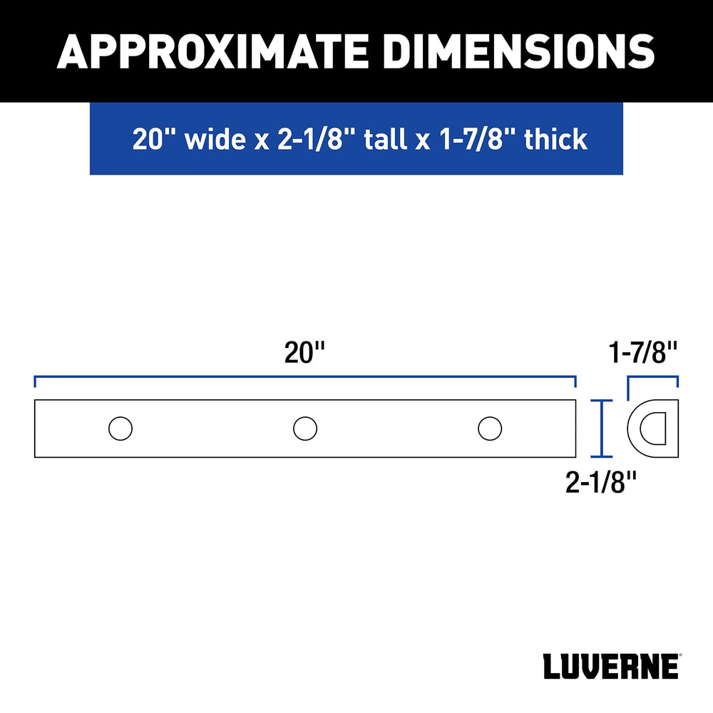 LUVERNE 2090616-2 loading dock protector guarding van rear during daily use