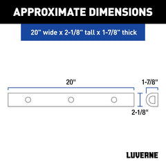 LUVERNE 2090616-2 loading dock protector guarding van rear during daily use