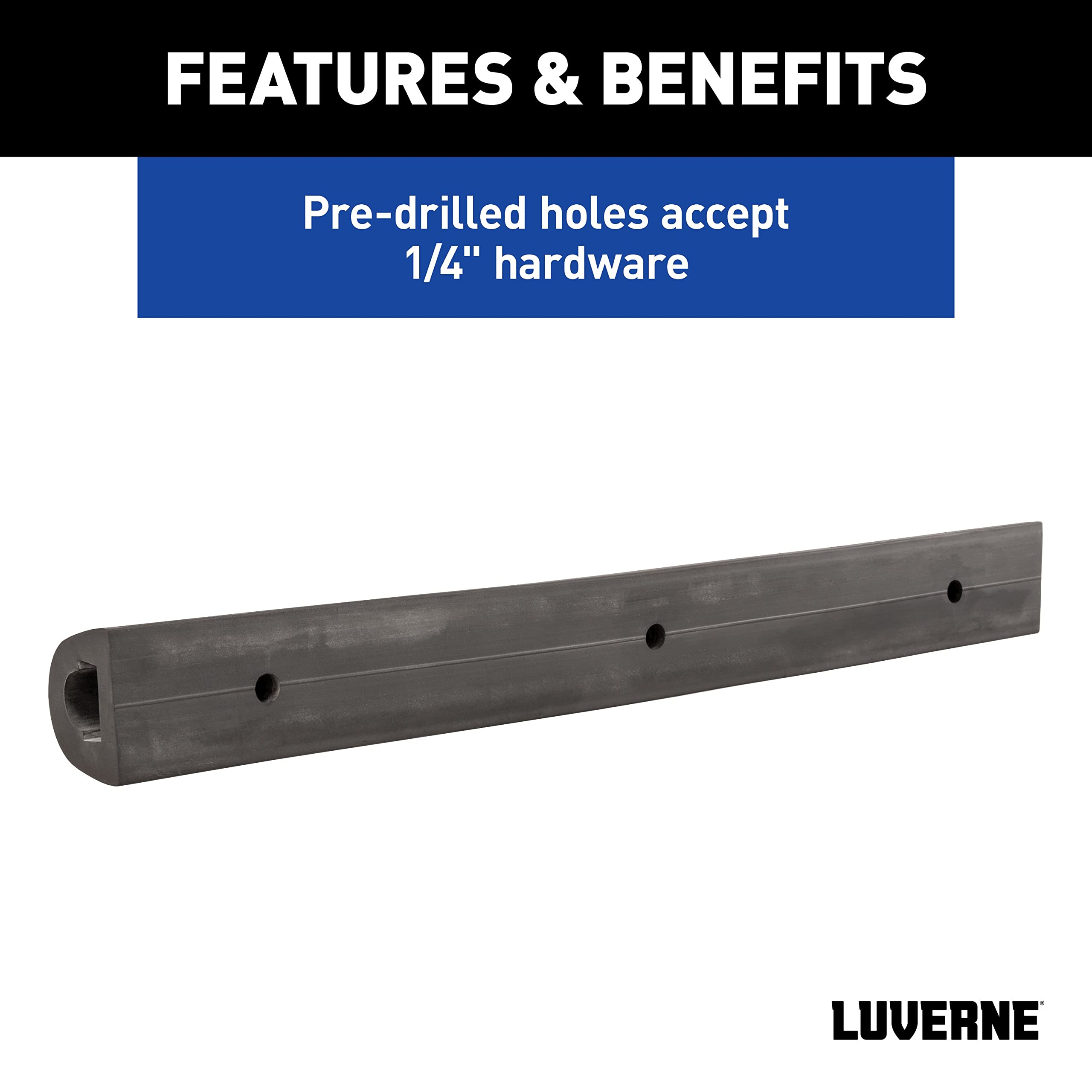 LUVERNE 2090616-2 pre drilled bumper guards ready for easy install