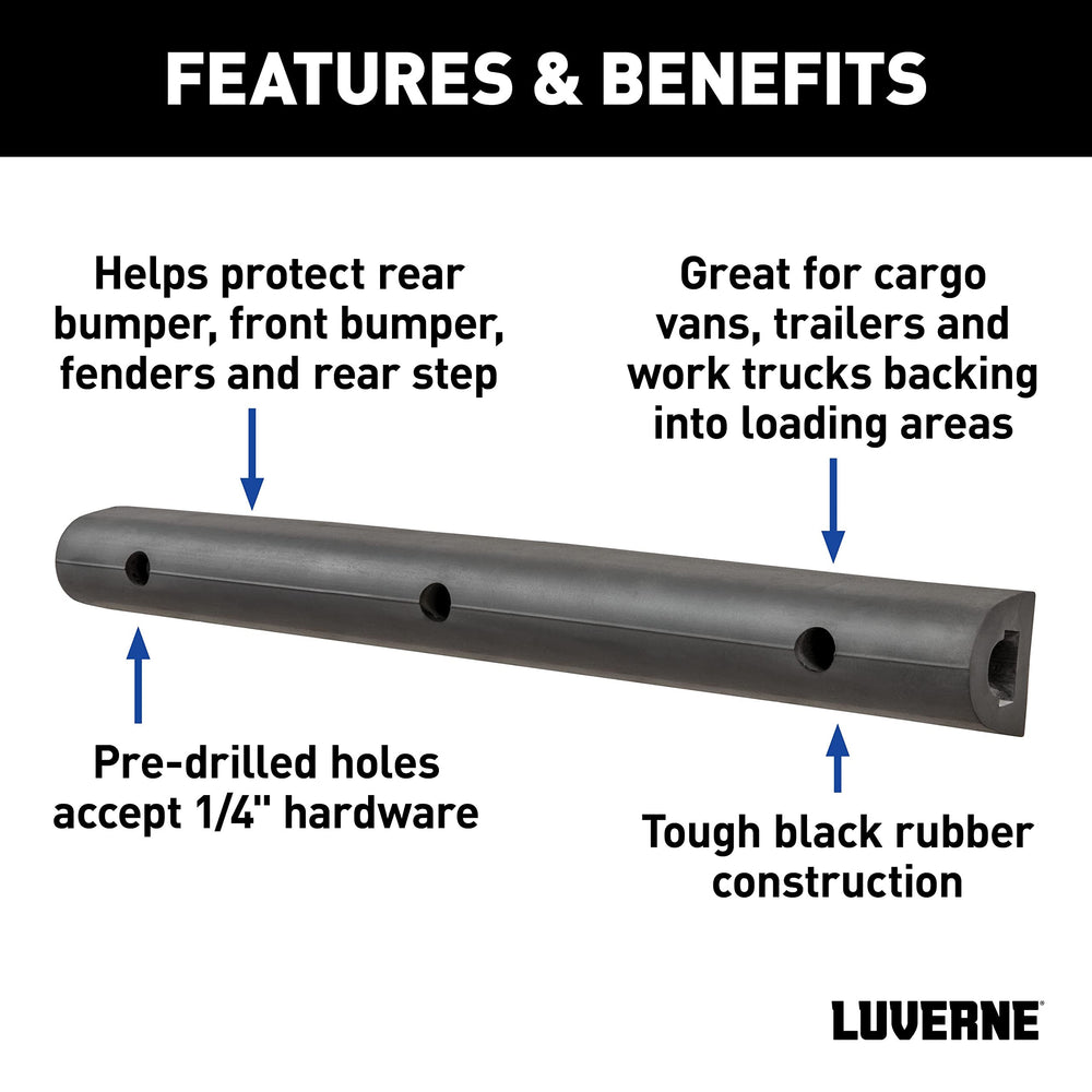 LUVERNE 2090616-2 universal bumper strip fits many vehicles for versatile protection