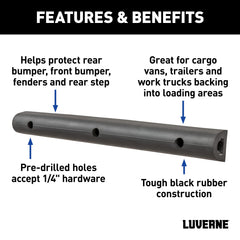 LUVERNE 2090616-2 universal bumper strip fits many vehicles for versatile protection