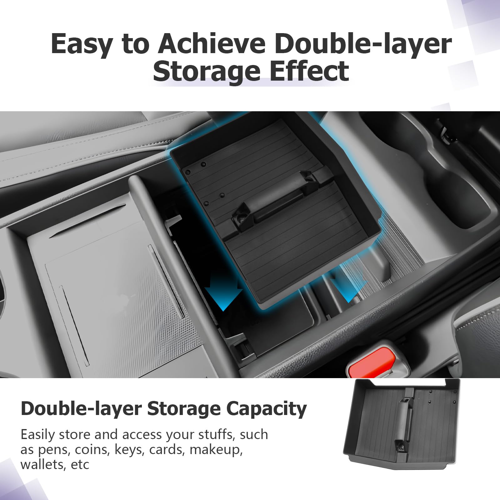 LUWU anti-slip mats keep items stable during driving