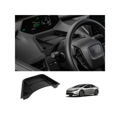 LUWU Prius dashboard storage tray neatly installed in the console for organized driving