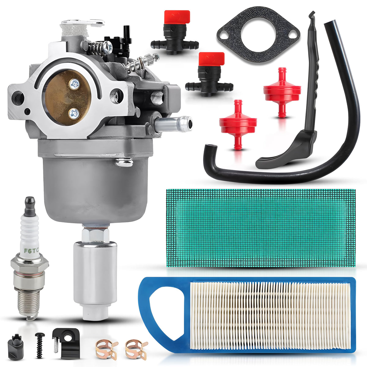LUX5CPCAR LA115 carburetor front view showing durable nickel alloy build for reliable fuel delivery