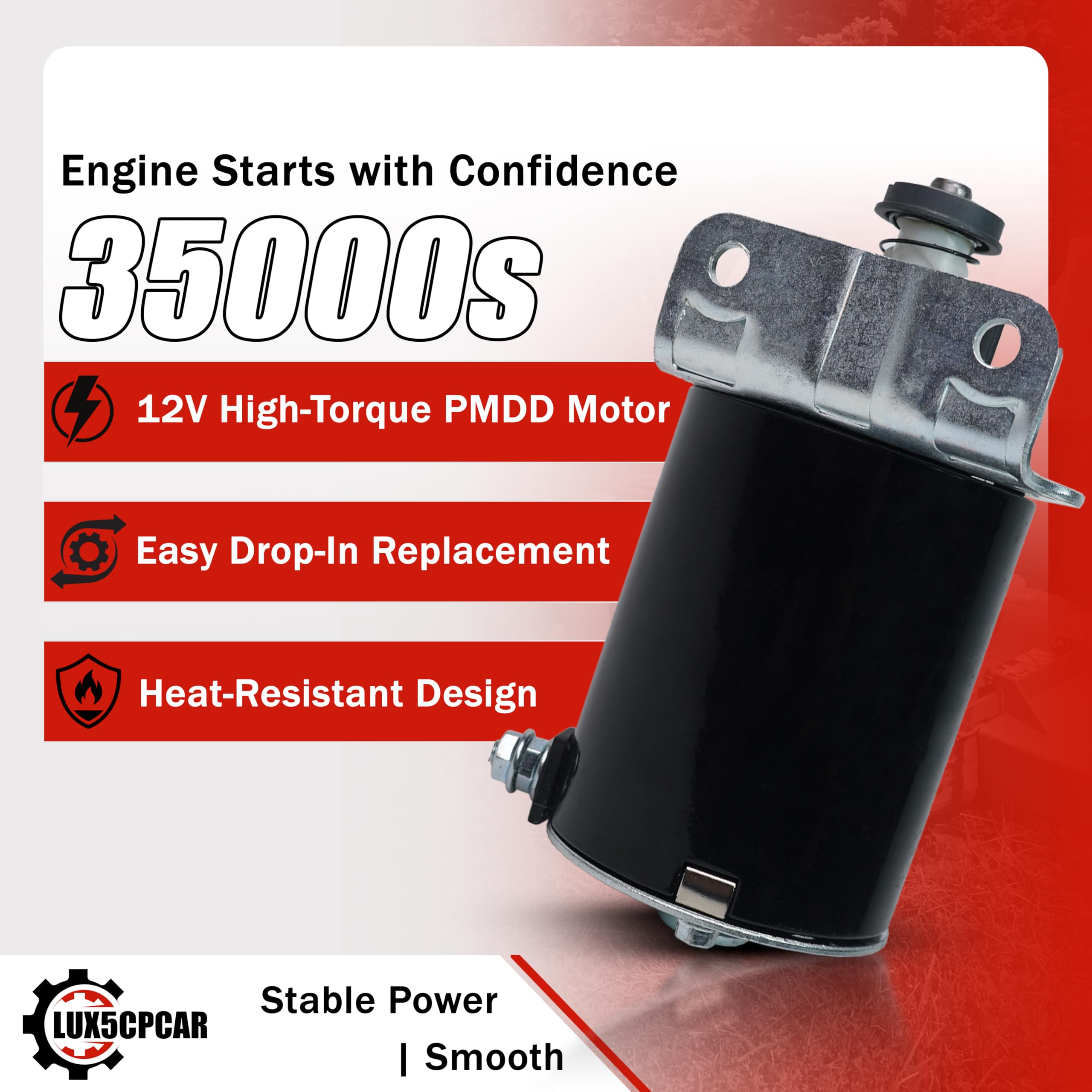 Lux5CPCar John Deere LA175 compatibility starter for smooth engine engagement.