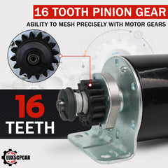 Lux5CPCar starter motor package includes gear for easy installation and durable performance.