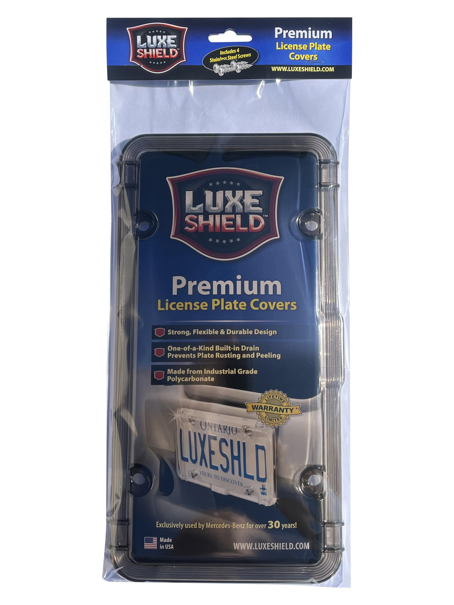 Luxe Shield made in the USA reflects trusted craftsmanship.
