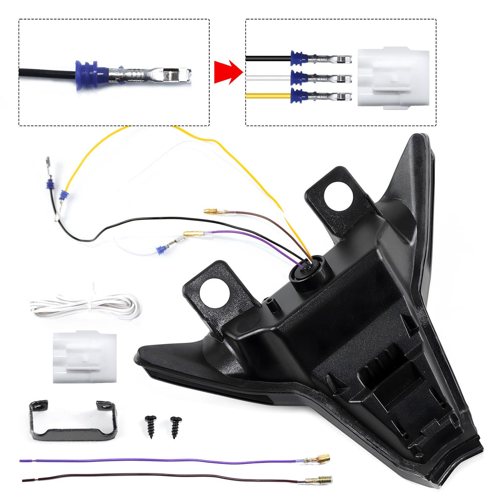 LUXEMOTO ABS plastic housing keeps light lightweight yet durable