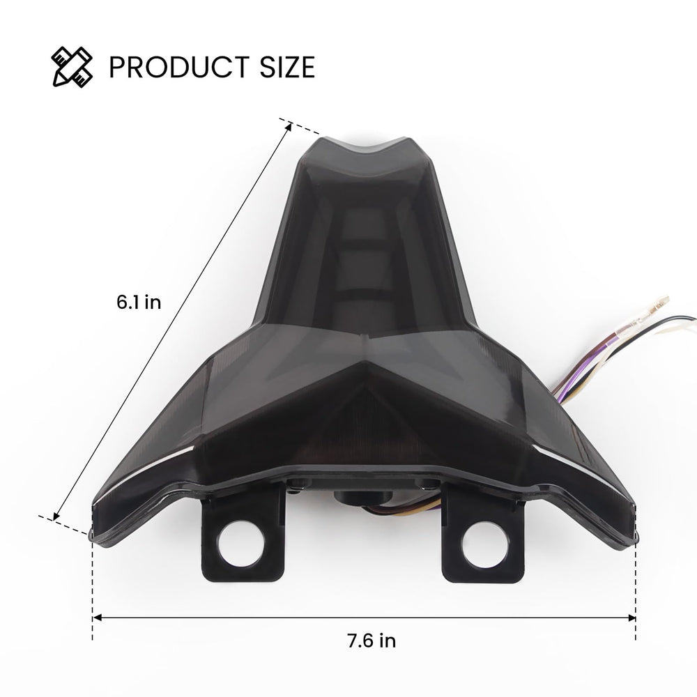 LUXEMOTO rear view performance in low light for safer riding