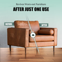 LUXGROVE Leather Repair Salve applying with brush for even color