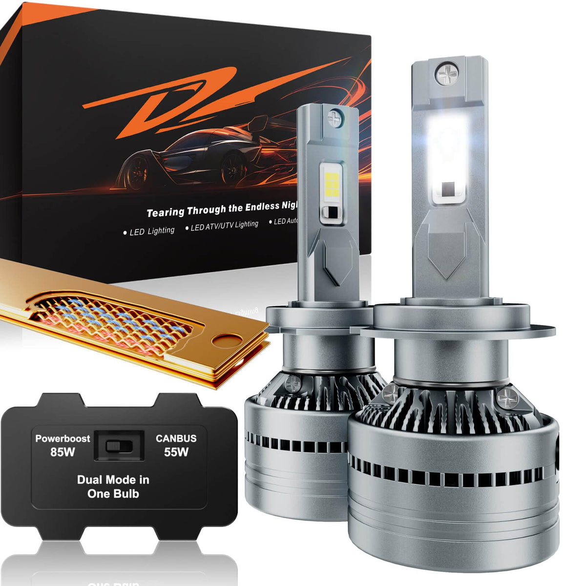 Luxster Dracarys fog-light bulb assembly delivering brighter fog penetration
