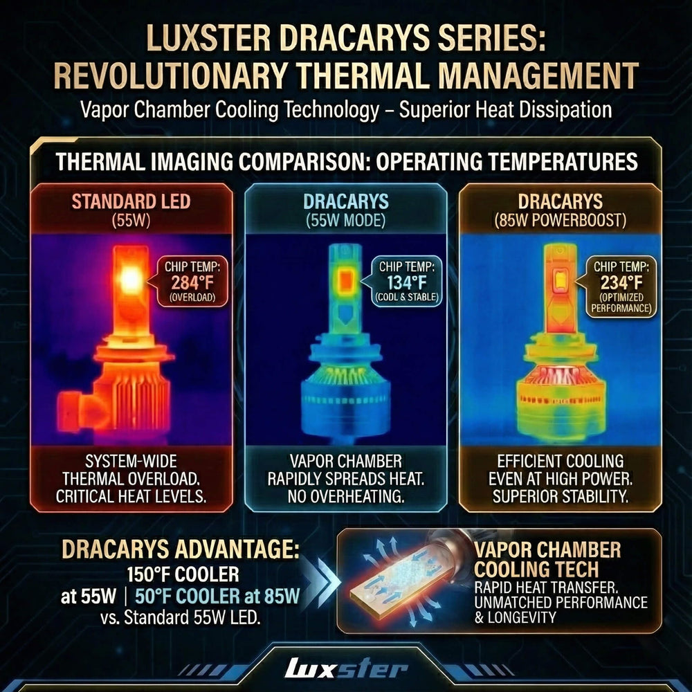 LUXSTER Dracarys ice-proof dampers withstand extreme temperatures for reliability.