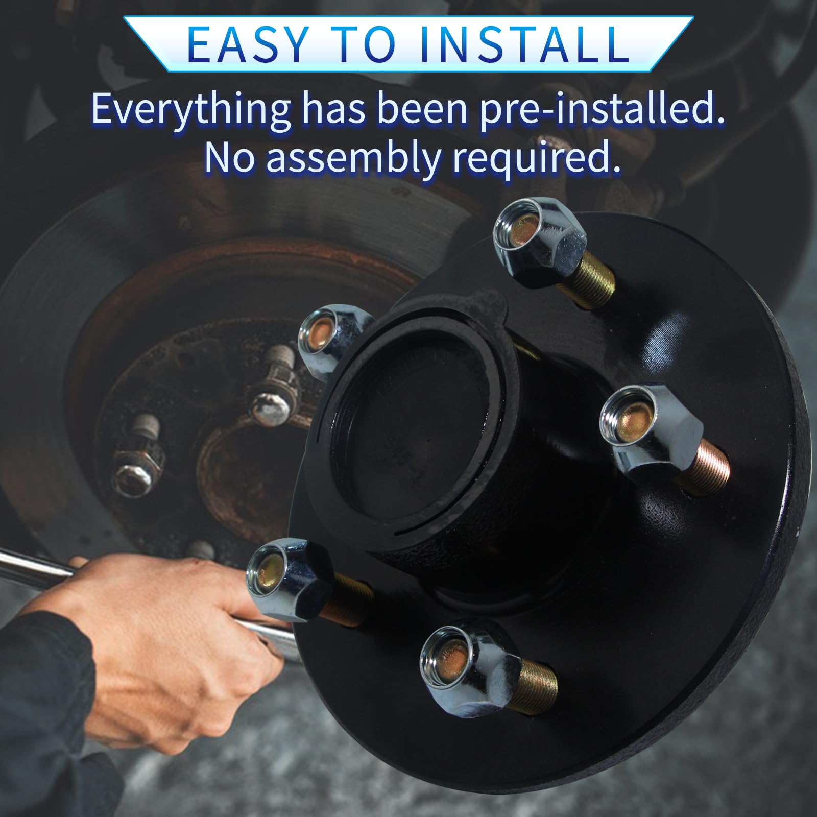 LUXTRKSTO outer-inner bearing set promotes reliable rolling performance.