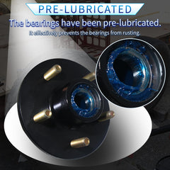 LUXTRKSTO pre-lubricated bearings support smooth operation and longevity.