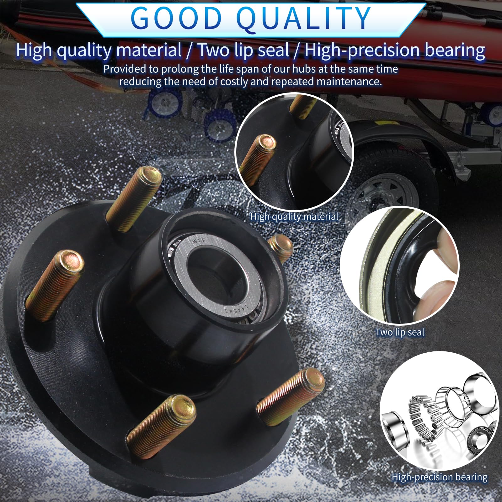 Luxtrksto grease seals 1-25 in ID detail for tight sealing
