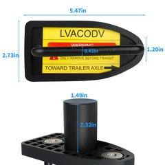 LVACODV Tandem Slide Stopper with welded handles for durable, reliable use