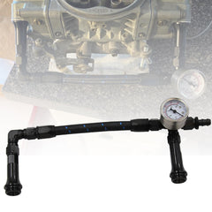 LVOUP aluminum alloy fuel line close-up highlights leak resistance and durability.