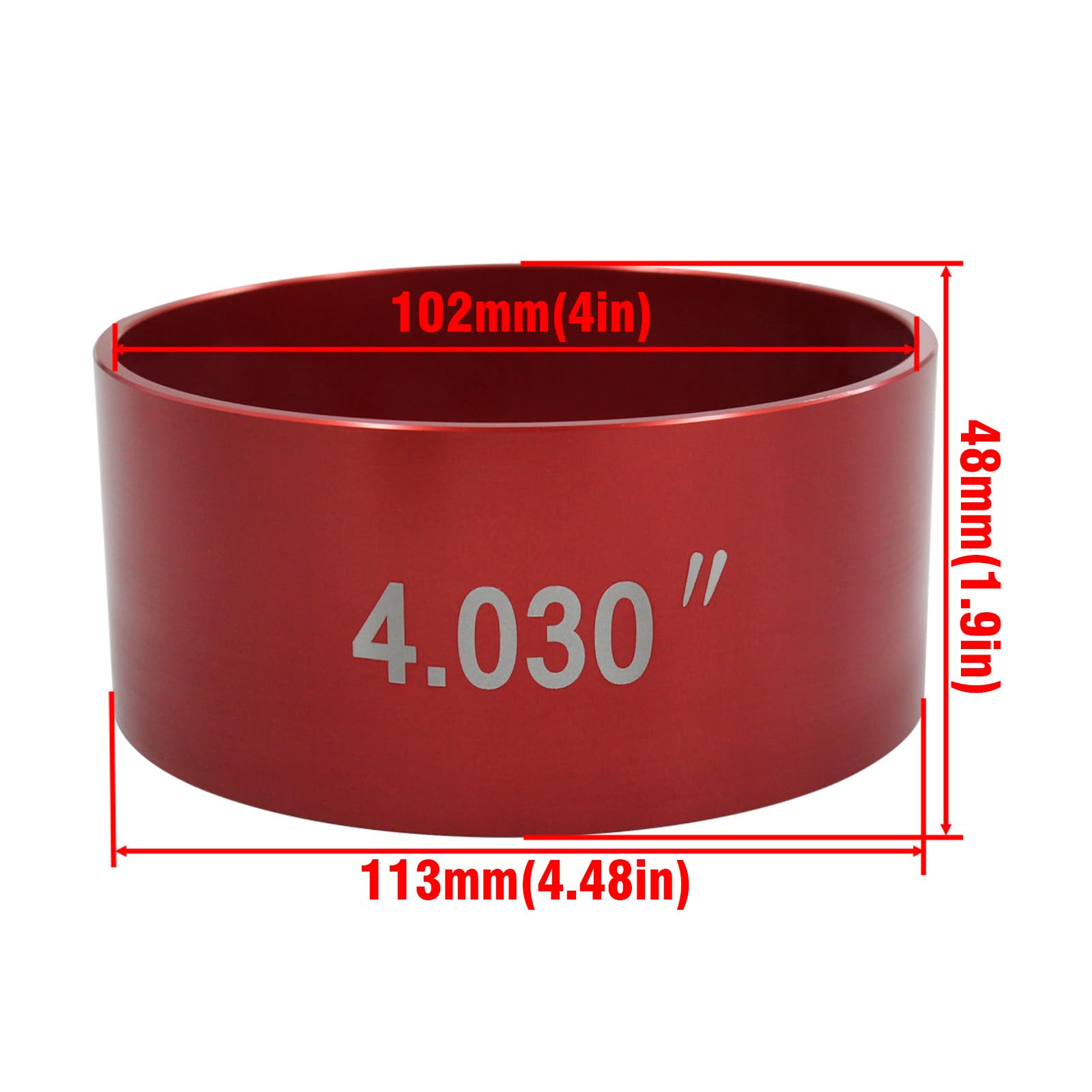 LVOUP tapered ring compressor with laser-etched detail for precise alignment.
