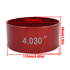 LVOUP tapered ring compressor with laser-etched detail for precise alignment.