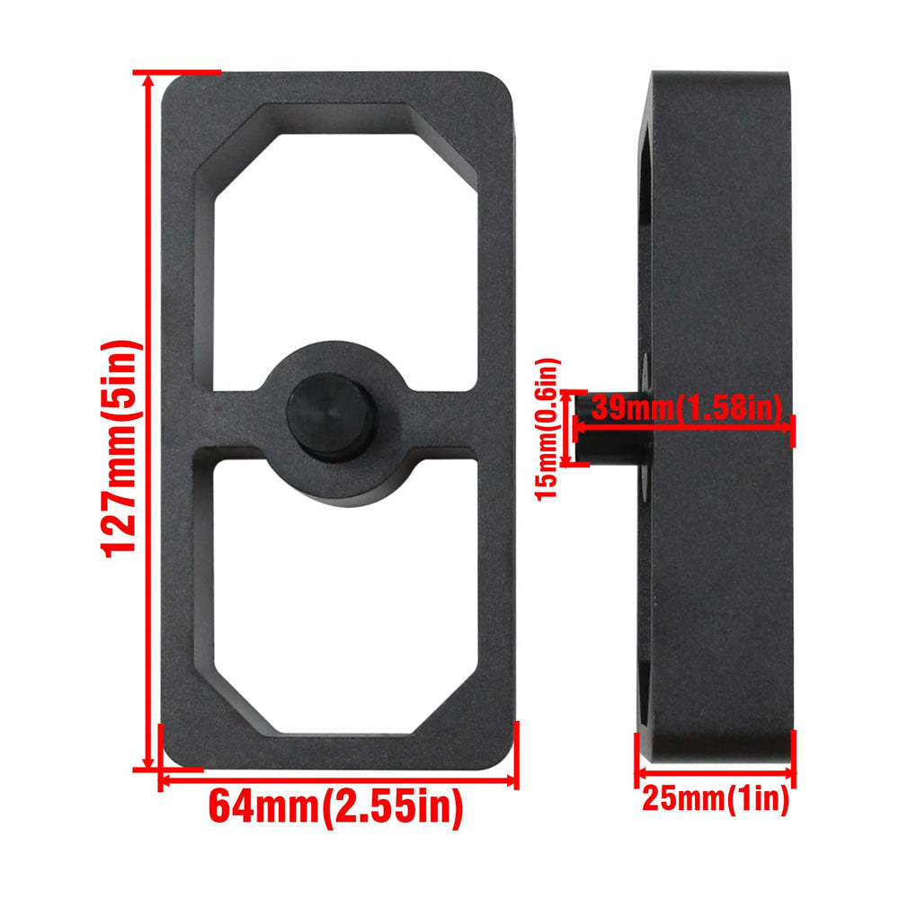 LVOUP universal billet aluminum block detail showing rugged construction