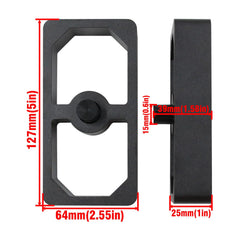 LVOUP universal billet aluminum block detail showing rugged construction