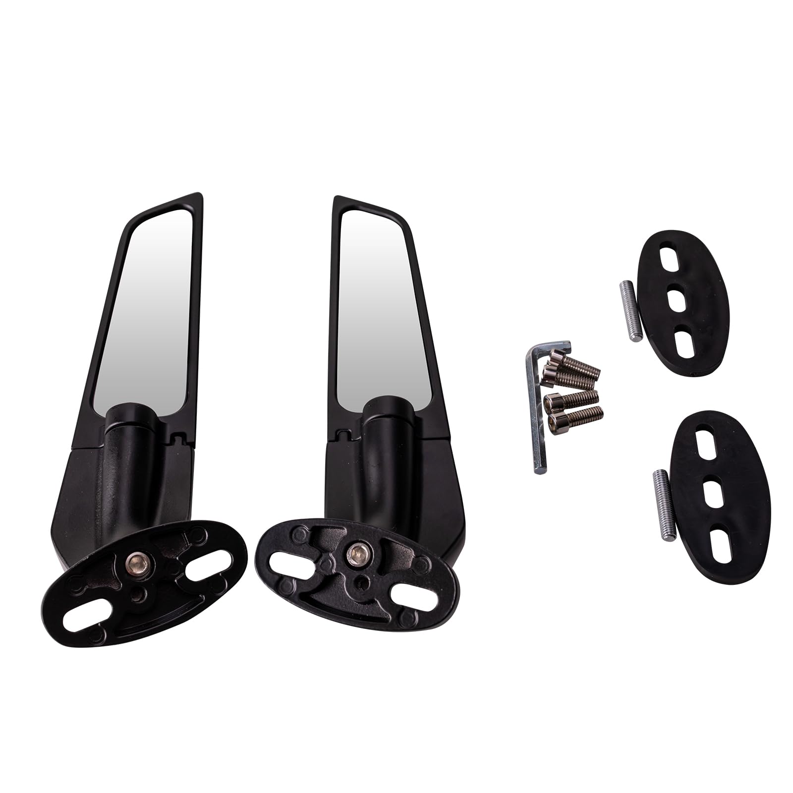 Lwlusup wind-wing design mirror reduces drag while maintaining style.