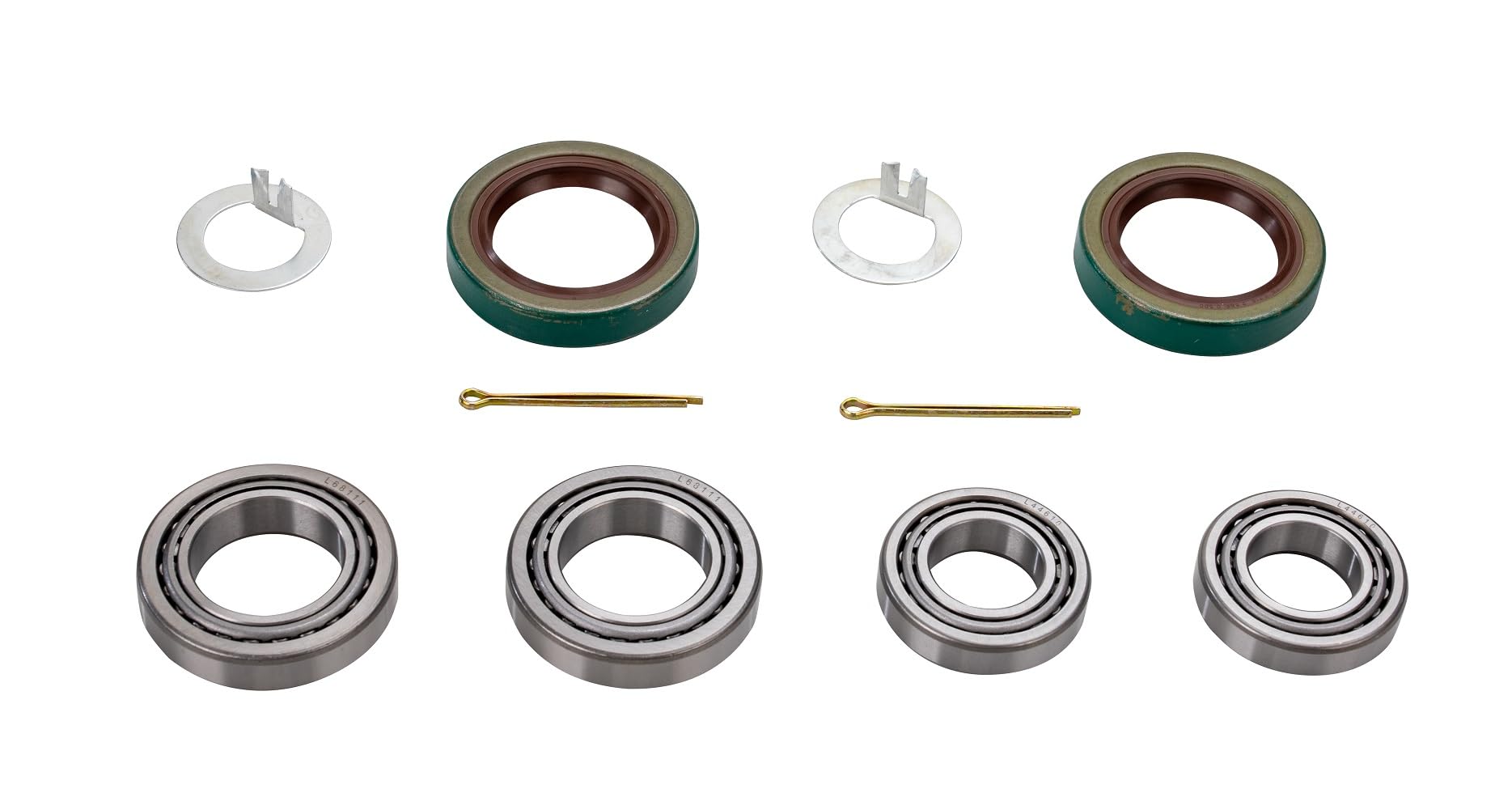Lwlusup trailer axle bearings kit outer bearing L44649 for load stability