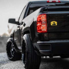 LWQLZY Gadsden emblem close-up reveals durable 3M adhesive backing