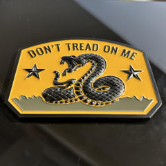 LWQLZY Gadsden emblem side profile highlighting lifelike depth for windows and doors
