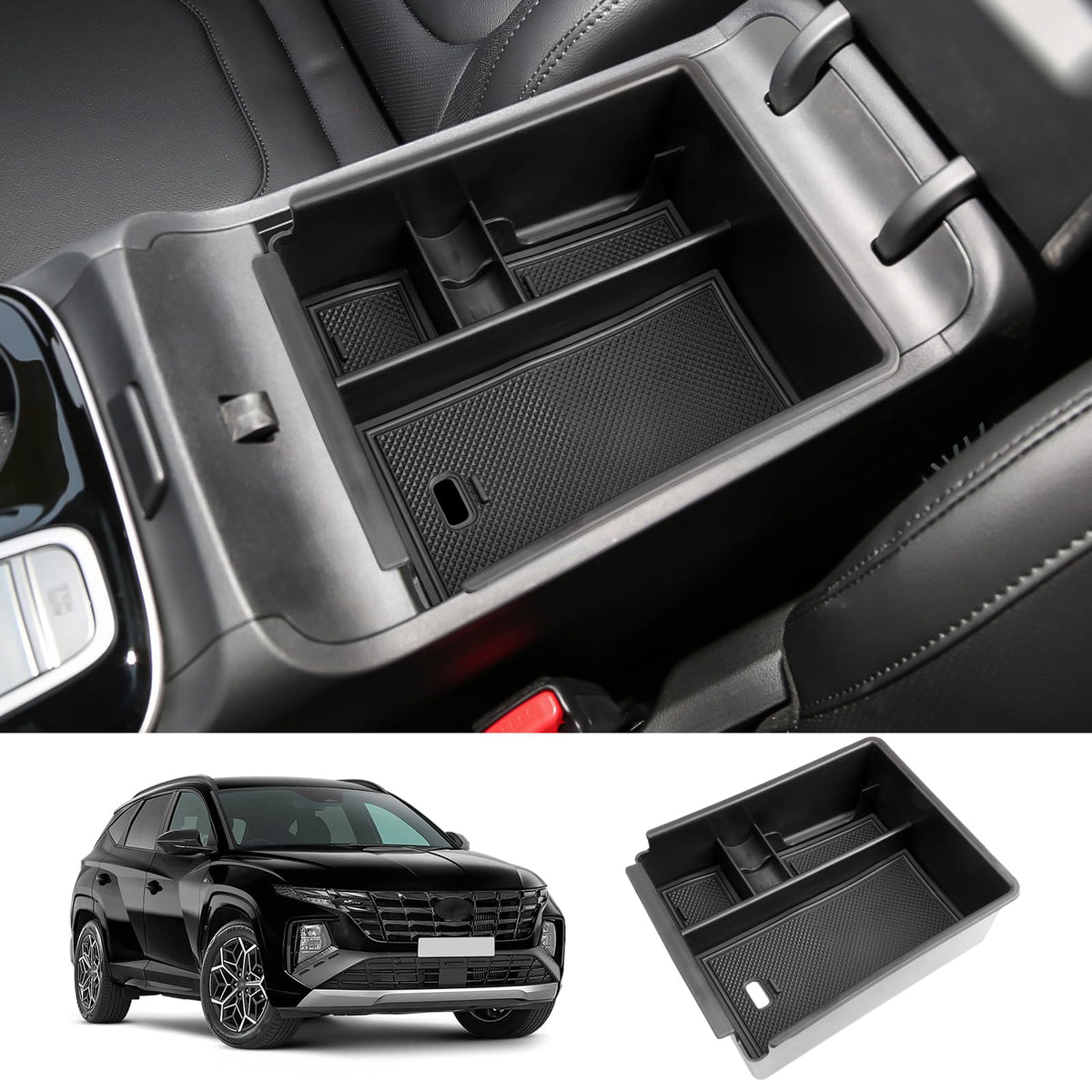 LUWU center console organizer for Tucson improves in-cabin organization and quick item access