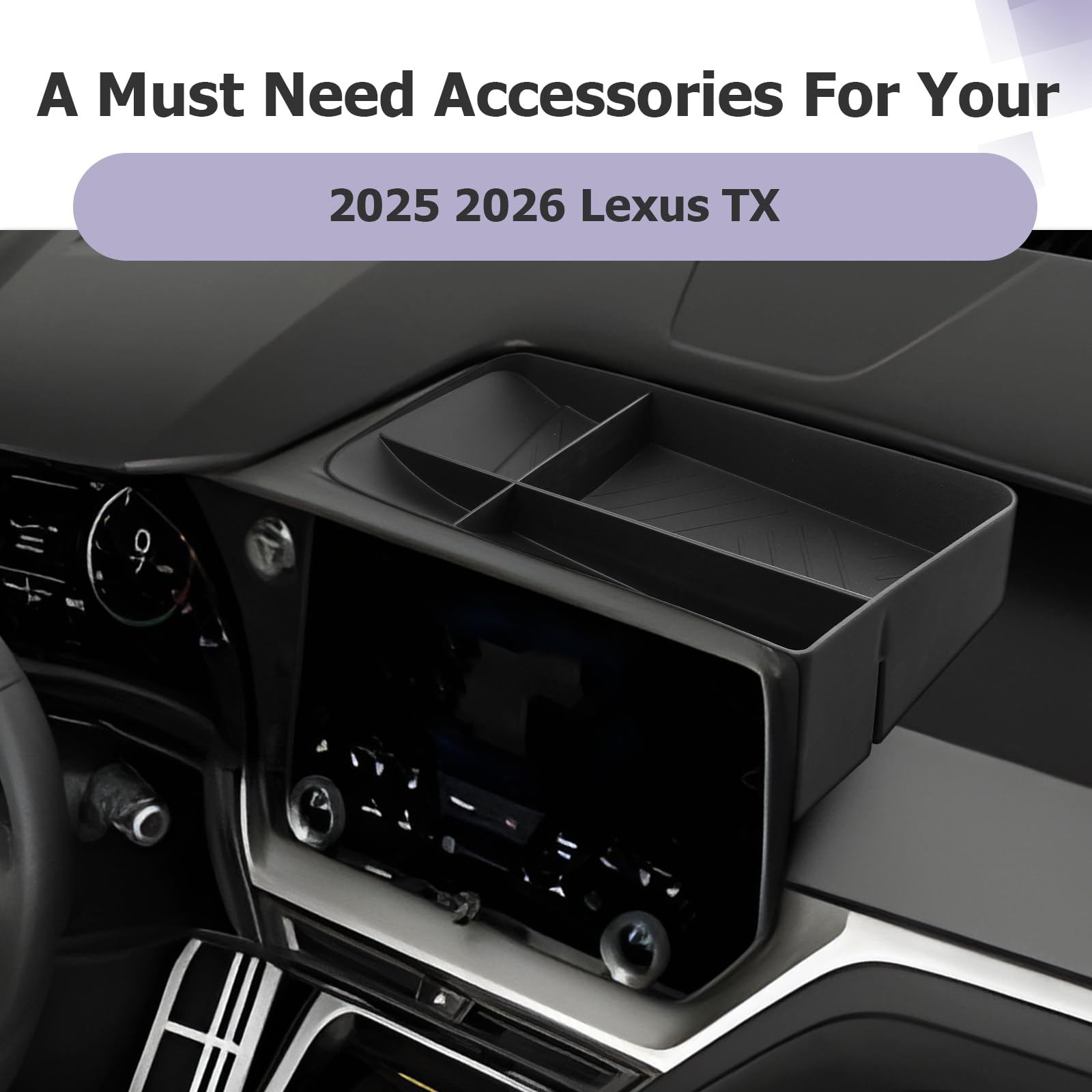 LUWU Lexus TX 14in organizer fits center console without modification.