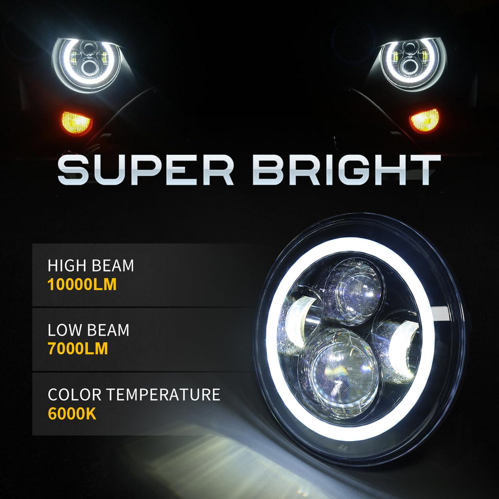 LX-LIGHT headlight kit with plug-and-play adapters included for easy installation.