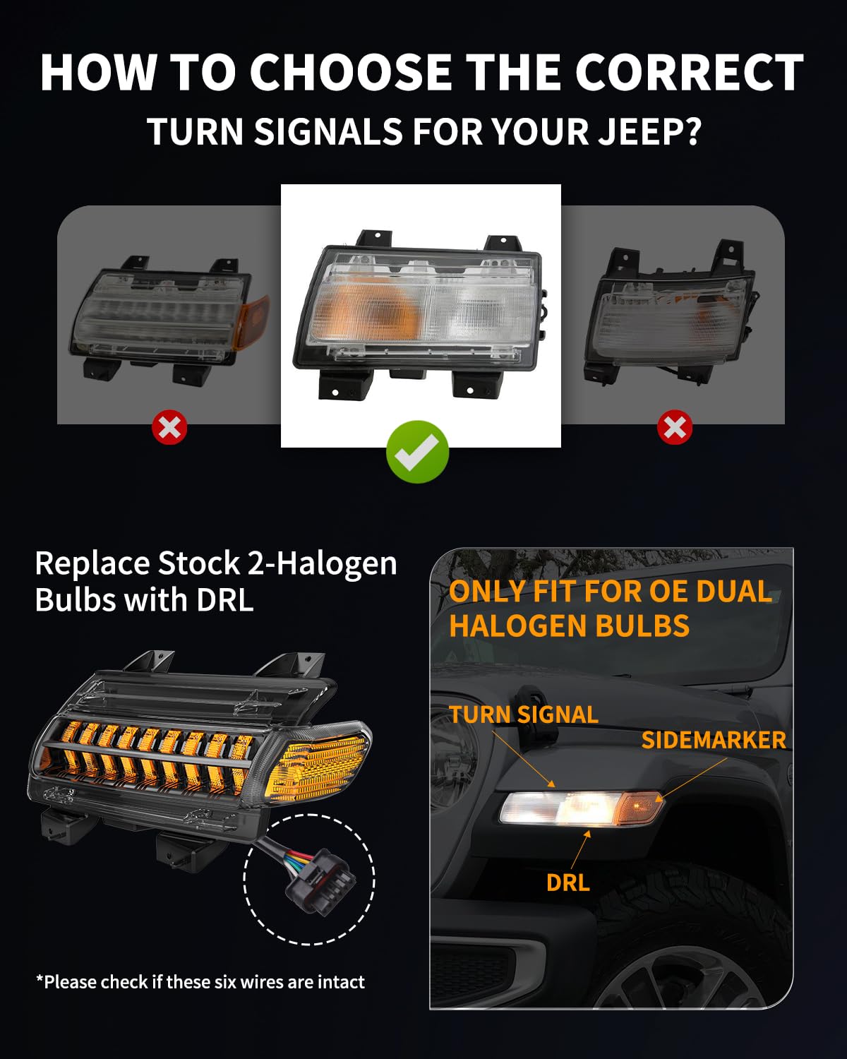 LX-LIGHT smoked side marker lights enhance nighttime presence.