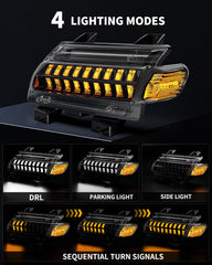 LX-LIGHT sequential turn signals boost Wrangler visibility and style.
