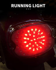 LX-LIGHT smoked LED tail light brake and turn signals in one bright unit