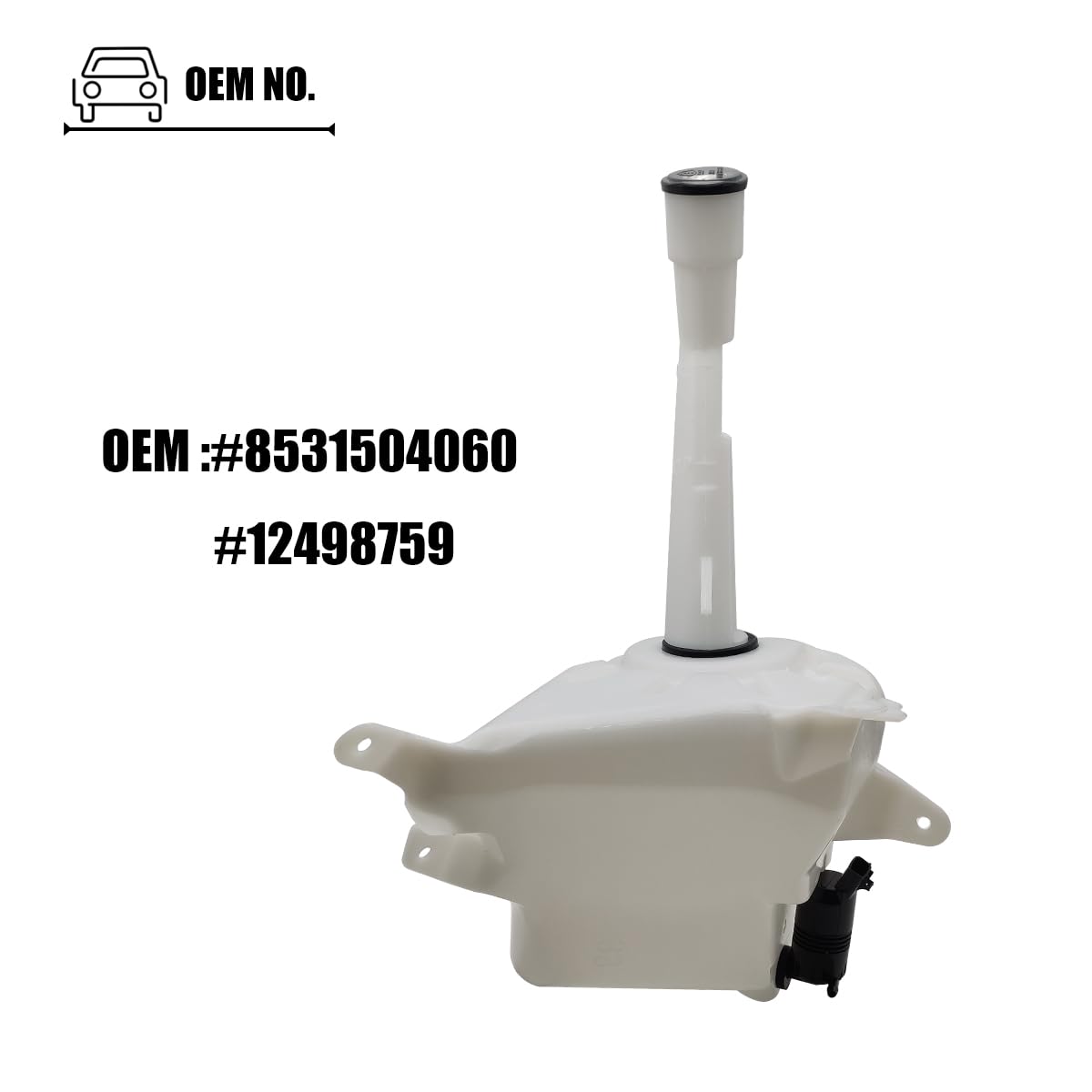 LXROAR01 2.5-liter capacity reservoir suitable for Toyota Tacoma 1998-2004