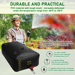LXVOOEE water bladder with sturdy metal carrying handles