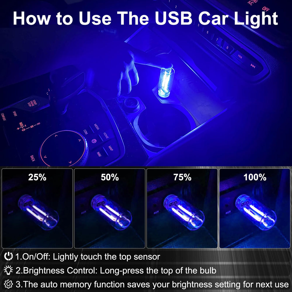 LYCARESUN compact USB powered lamp suitable for car or desk setup