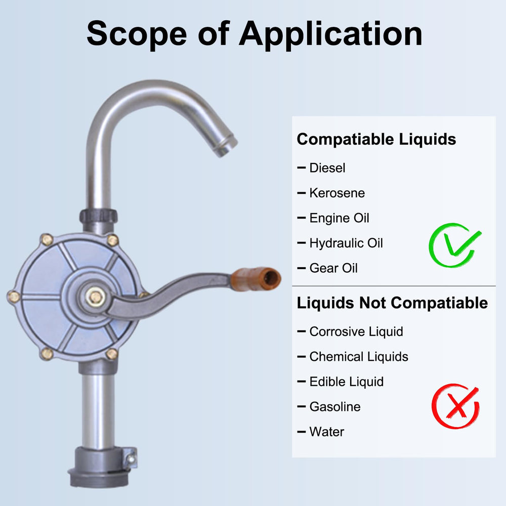 LYCARESUN drum pump premium resin core ensures long-lasting sealing.