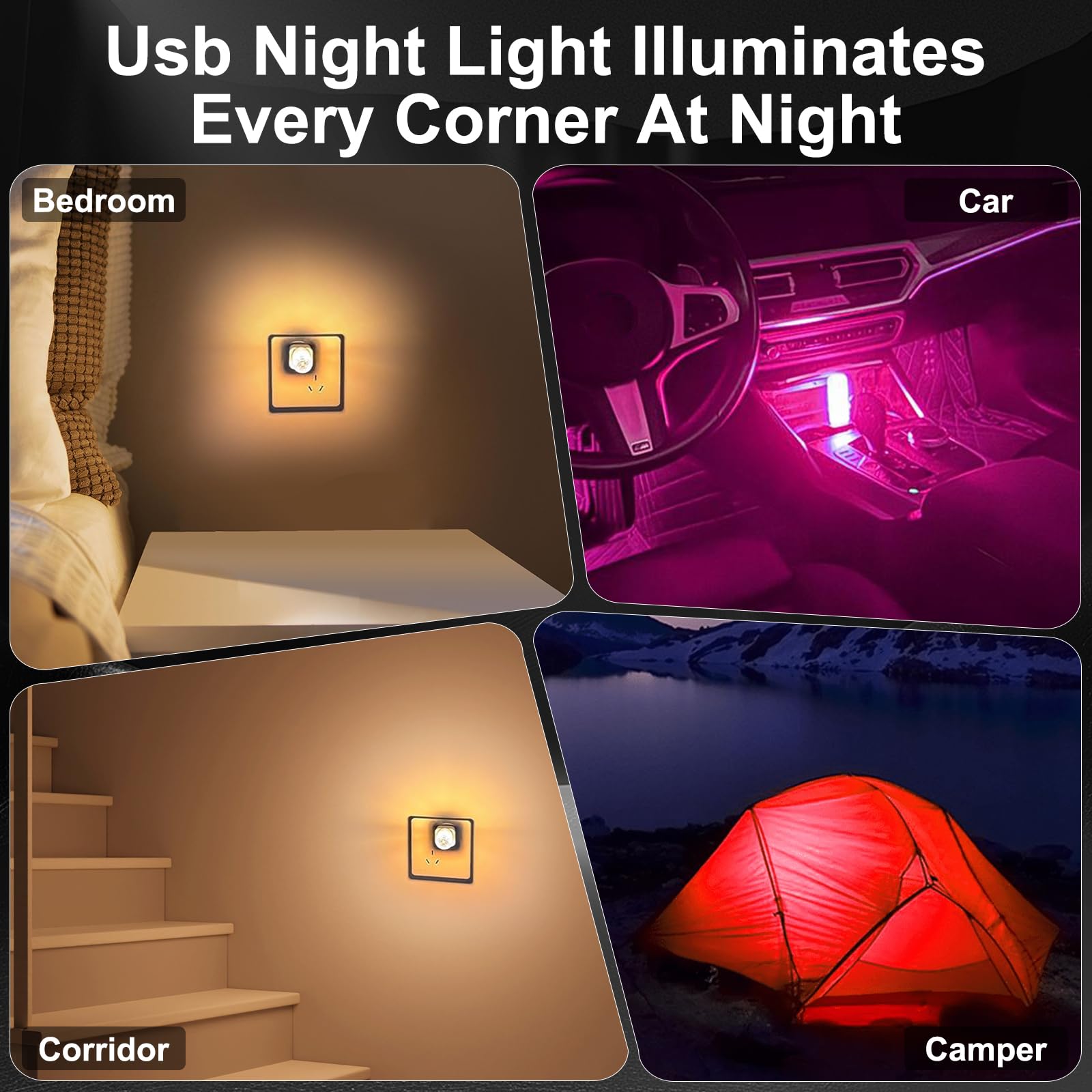 LYCARESUN green glass bottle night light for ambience